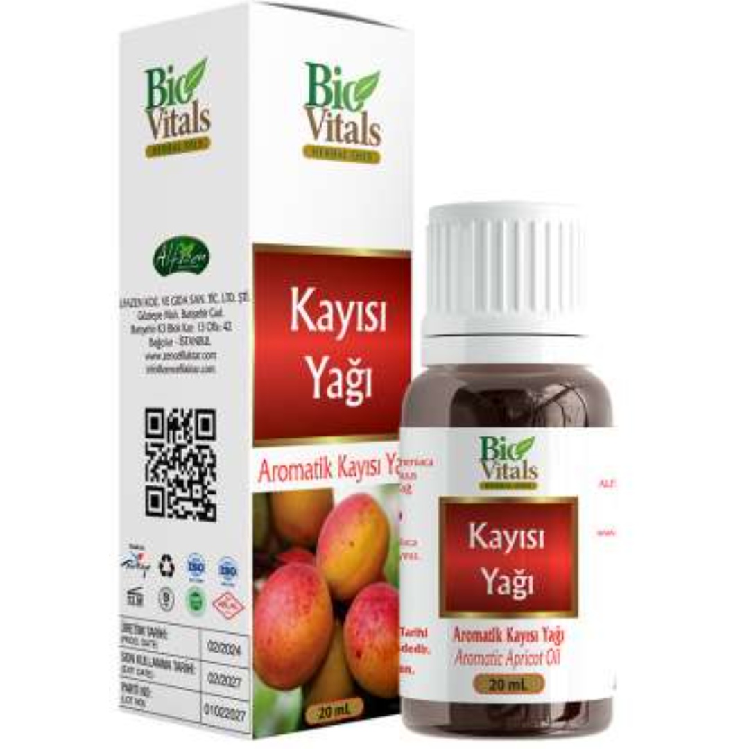 BİO VİTALS KAYISI YAĞI 20ML