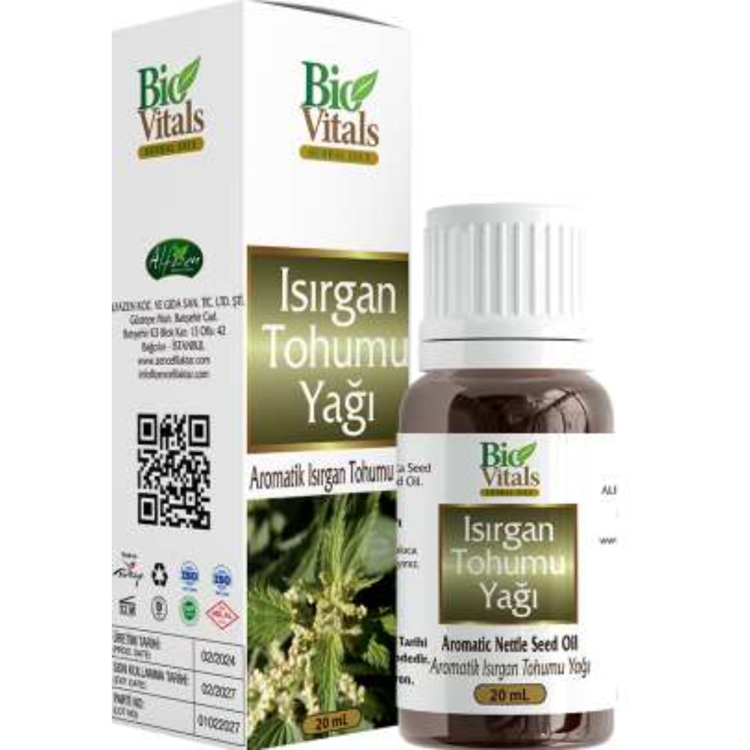 BİO VİTALS ISIRGAN YAĞI 20ML