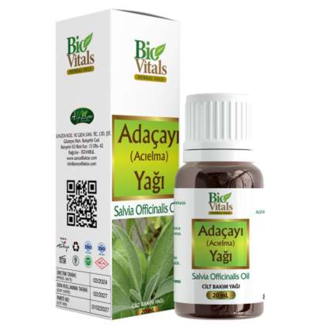 BİO VİTALS ADAÇAYI YAĞI 20ML