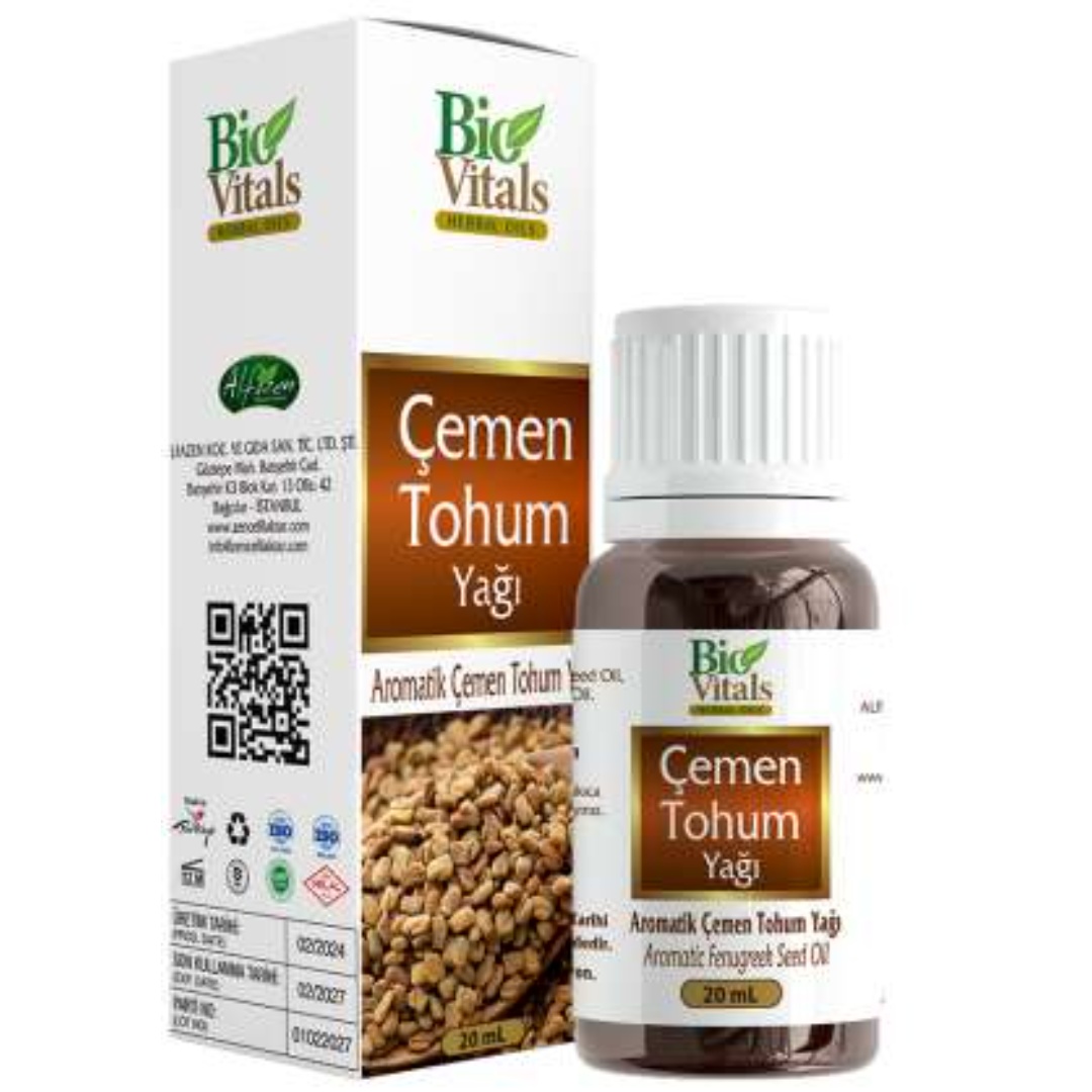 BİO VİTALS ÇEMEN TOHUMU YAĞI 20 ML