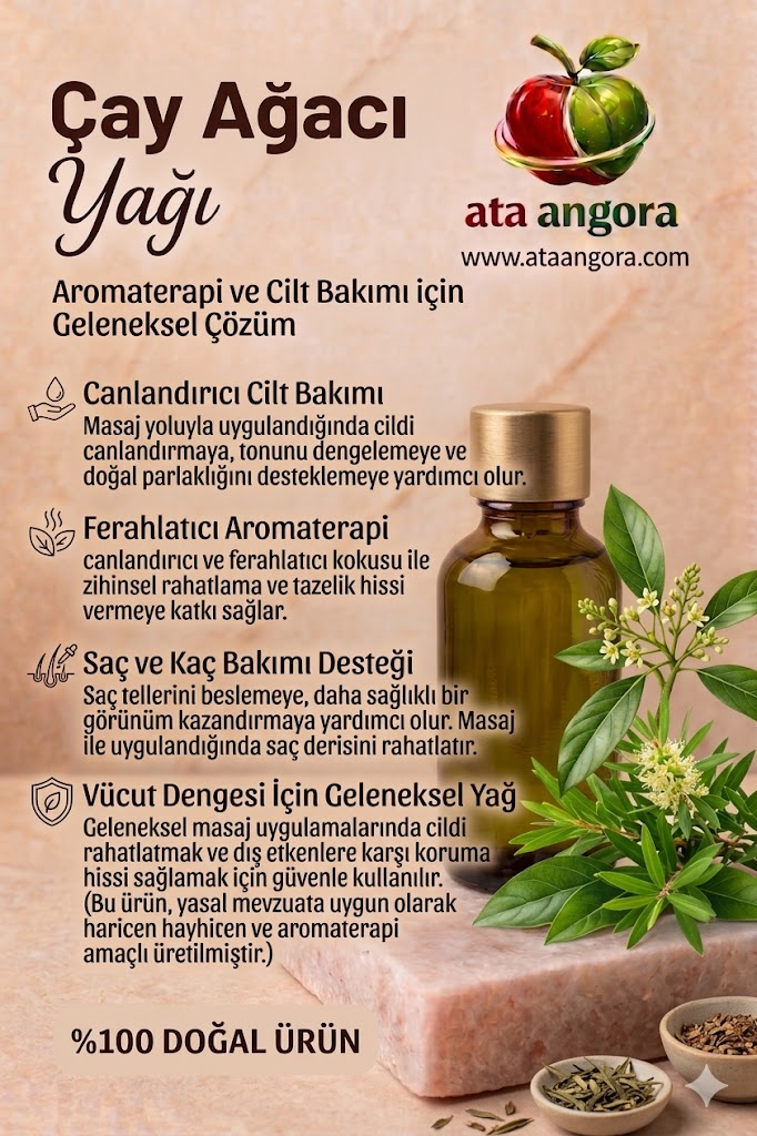 Premium Saf Çay Ağacı Yağı (Melaleuca Alternifolia)