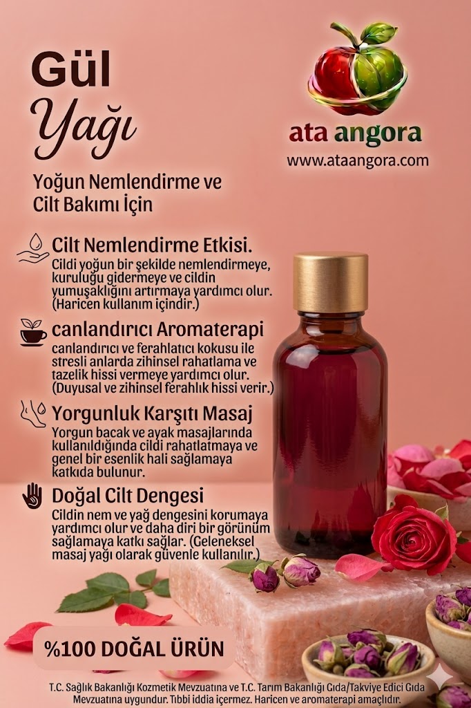 Doğanın En Kıymetli Hediyesi: Saf Gül Yağı