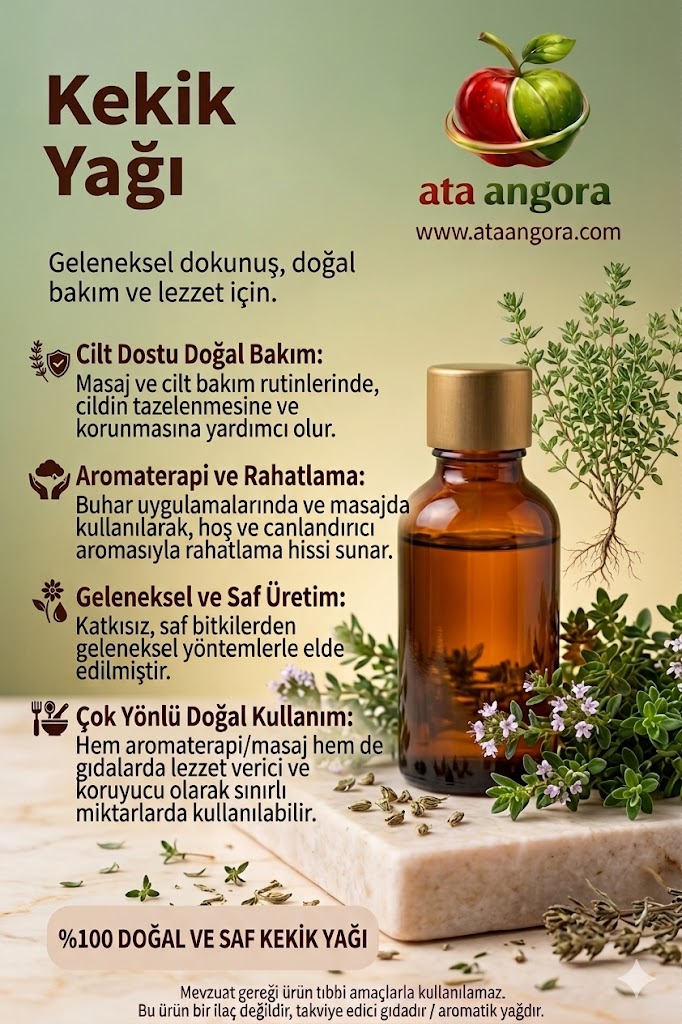 Premium Saf Kekik Yağı (Origanum Vulgare / Thymus)