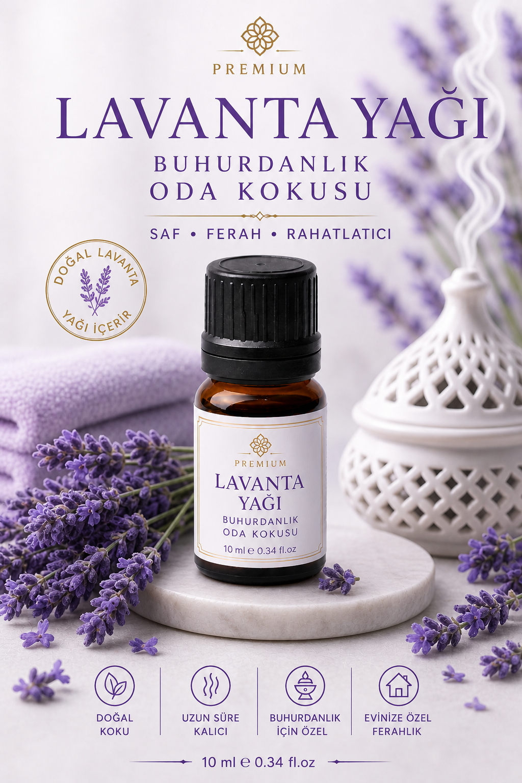 Lavanta Yağı: Doğanın Sakinleştirici ve Huzur Veren Gücü