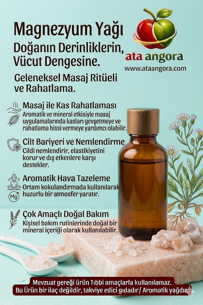 Premium Magnezyum Yağı (Magnesium Chloride Solution)