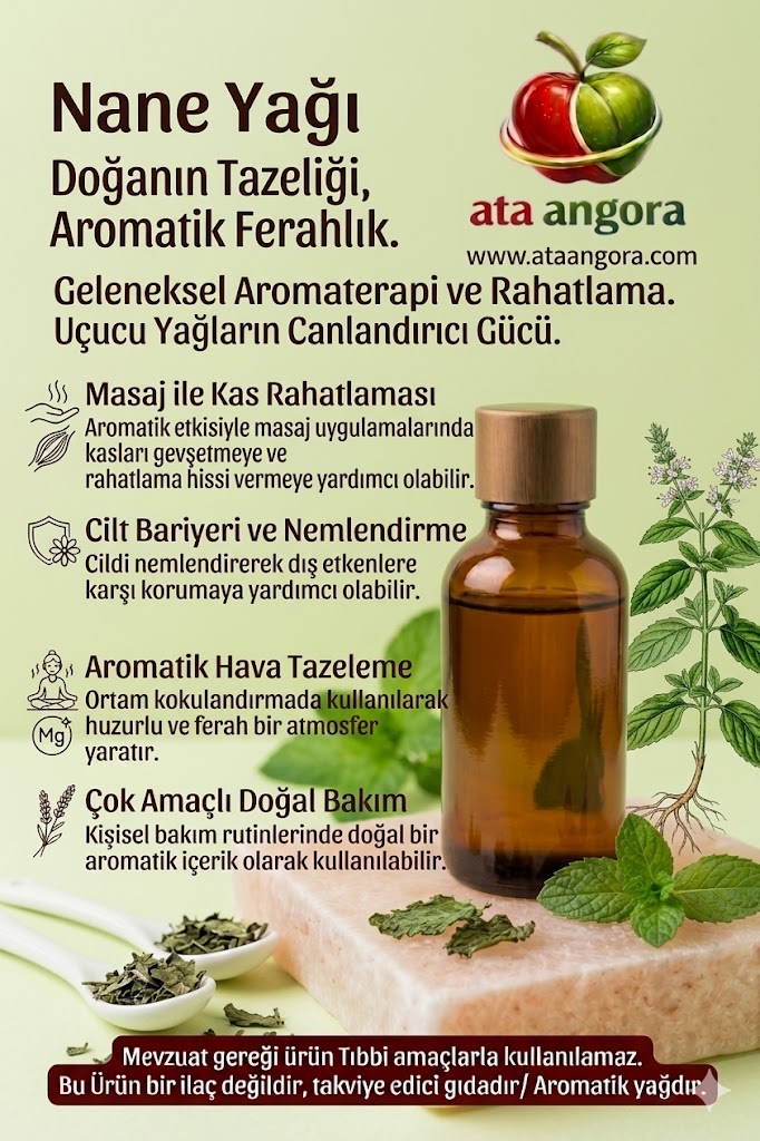 Premium Saf Nane Yağı (Mentha Piperita)