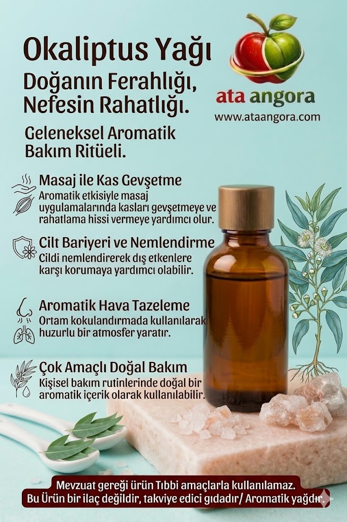 Premium Saf Okaliptus Yağı (Eucalyptus Globulus)
