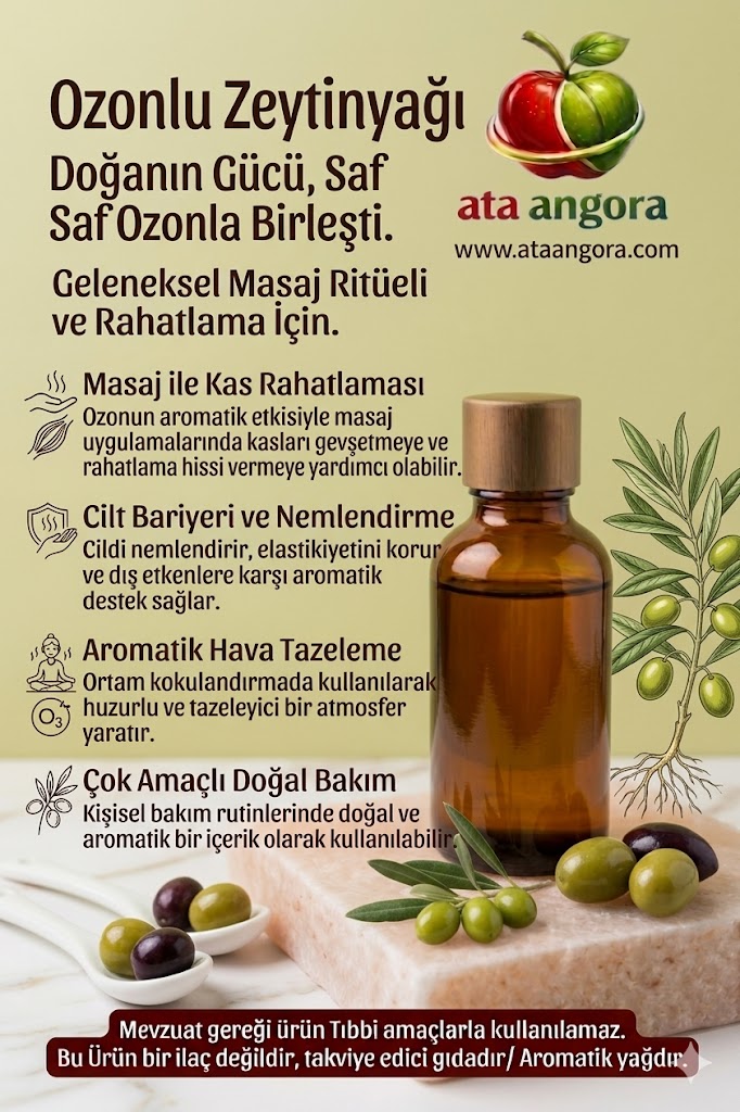 Premium Ozonlu Zeytinyağı (Ozonated Olive Oil)