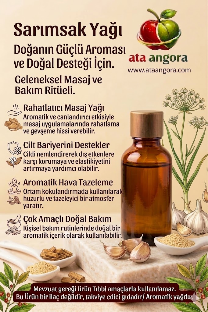 Premium Saf Sarımsak Yağı (Allium Sativum)