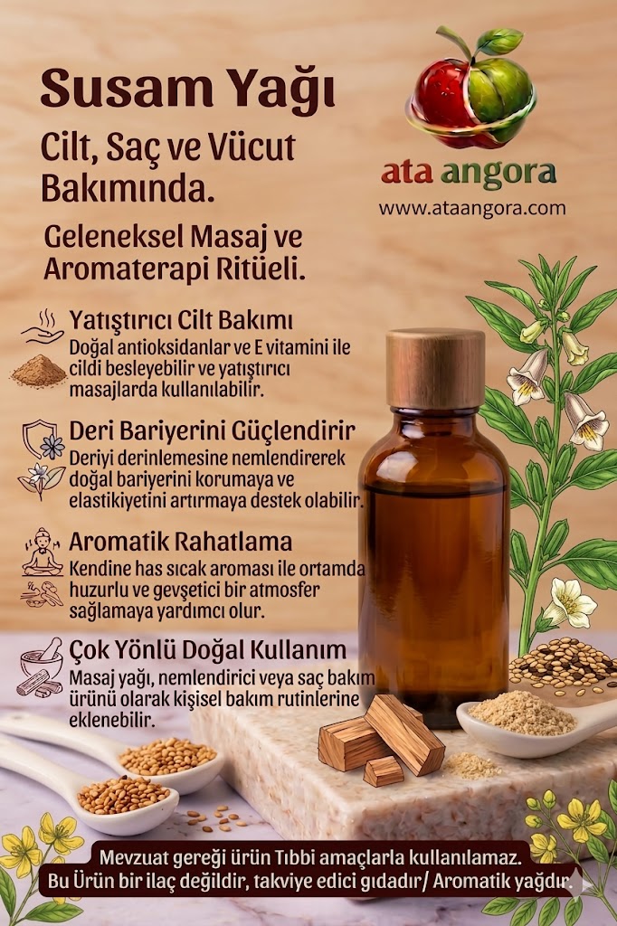 Premium Saf Susam Yağı (Sesamum Indicum)